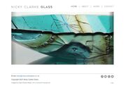 Nicky Clarke Fused Glass Designer Artist Decorative Homeware